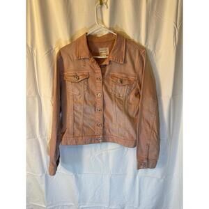 Peach Melrose and Market denim jacket size medium